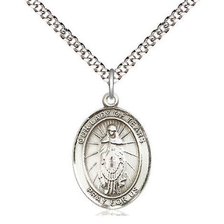 Sterling Silver Our Lady of Tears Medal Religious Jewelry Engraved Catholic Saint Jewelry