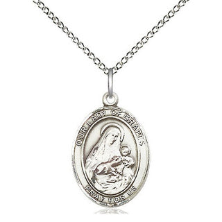 Sterling Silver Our Lady of Grapes Medal Religious Jewelry Engraved Catholic Saint Jewelry