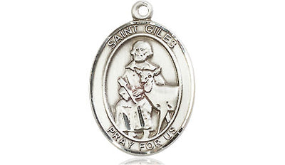 Sterling Silver St. Giles Medal | Medium | Engravable