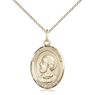 14kt Gold Filled Pope St Eugene I Medal Religious Jewelry Engraved Catholic Saint Jewelry