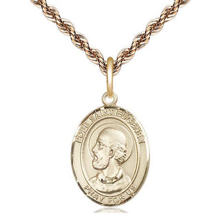 14kt Gold Filled Pope St Eugene I Medal Religious Jewelry Engraved Catholic Saint Jewelry