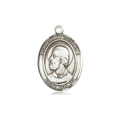 Sterling Silver Pope St Eugene I Medal | Medium | Engravable