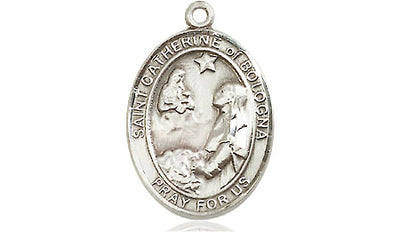 Pewter St. Catherine of Bologna Medal | Medium | Engravable