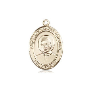 14kt Gold Filled Saint Josemaria Escriva Medal Engraved Catholic Saint Jewelry