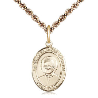14kt Gold Filled Saint Josemaria Escriva Medal Religious Jewelry Engraved Catholic Saint Jewelry