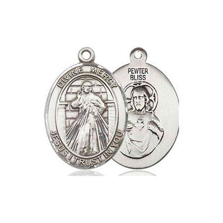 Pewter Divine Mercy Medal