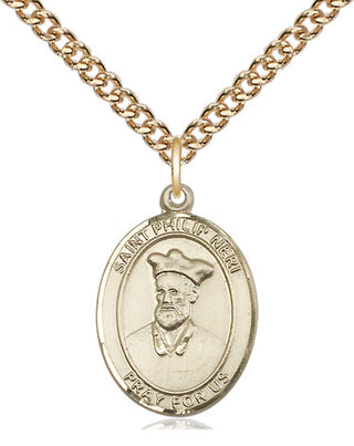 14kt Gold Saint Philip Neri Medal