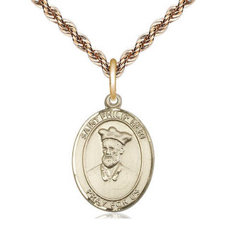 14kt Gold Saint Philip Neri Medal