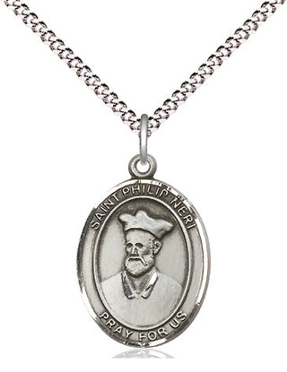 Pewter Saint Philip Neri Medal Religious Jewelry