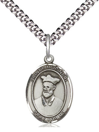 Pewter Saint Philip Neri Medal Religious Jewelry