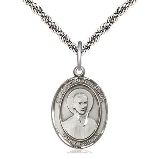 Sterling Silver Saint John Berchmans Medal Religious Jewelry Engraved Catholic Saint Jewelry