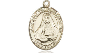 14kt Gold Filled Saint Rose Philippine Medal Engraved Catholic Saint Jewelry