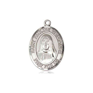 Pewter Saint Pauline Visintainer Medal Engraved Catholic Saint Jewelry