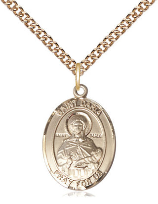 14kt Gold Filled Saint Daria Medal Religious Jewelry Engraved Catholic Saint Jewelry
