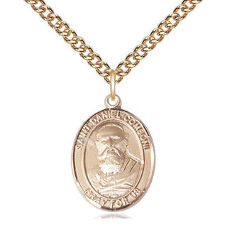 14kt Gold Filled Saint Daniel Comboni Medal Religious Jewelry Engraved Catholic Saint Jewelry