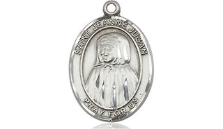 Pewter Saint Jeanne Jugan Medal Engraved Catholic Saint Jewelry