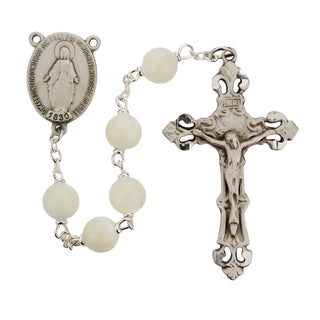 8MM Mother Of Pearl Rosary