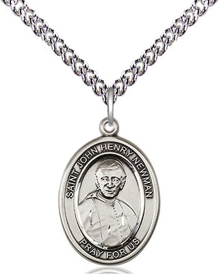 Sterling Silver Blessed John Henry Newman Medal Religious Jewelry Engraved Catholic Saint Jewelry
