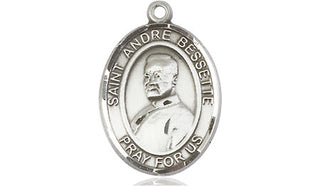 Sterling Silver Saint Andre Bessette Medal Religious Jewelry Engraved Catholic Saint Jewelry