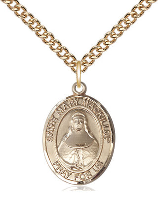 14kt Gold Filled Saint Mary Mackillop Medal Religious Jewelry Engraved Catholic Saint Jewelry