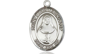 Pewter Saint Mary Mackillop Medal Engraved Catholic Saint Jewelry