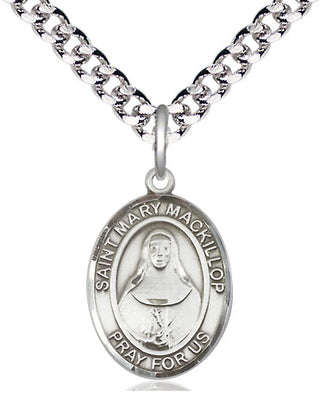 Pewter Saint Mary Mackillop Medal Religious Jewelry Engraved Catholic Saint Jewelry
