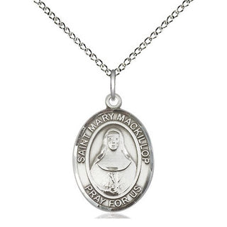 Sterling Silver Saint Mary Mackillop Medal Religious Jewelry Engraved Catholic Saint Jewelry