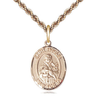 14kt Gold Filled Saint Fidelis Medal Religious Jewelry Engraved Catholic Saint Jewelry