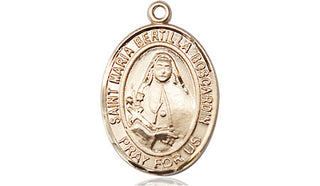 14kt Gold Filled Saint Maria Bertilla Boscardin Medal Engraved Catholic Saint Jewelry