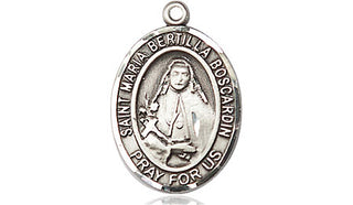 Sterling Silver Saint Maria Bertilla Boscardin Medal Religious Jewelry Engraved Catholic Saint Jewelry