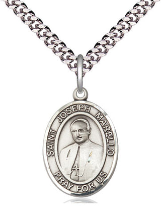 Pewter Saint Joseph Marello Medal Religious Jewelry Engraved Catholic Saint Jewelry