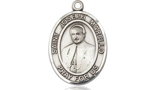 Sterling Silver Saint Joseph Marello Medal Religious Jewelry Engraved Catholic Saint Jewelry