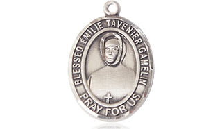 Sterling Silver Blessed Emilie Tavernier Gamelin Medal Engraved Catholic Saint Jewelry