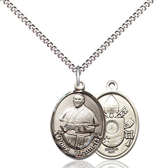 Pewter Pope Francis Medal Religious Jewelry