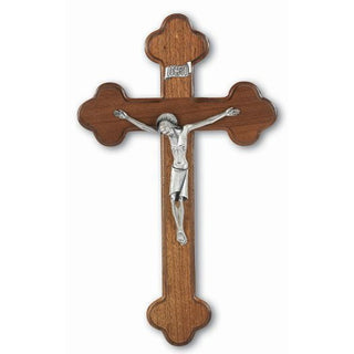 10"Walnut Cross with Silver Corpus