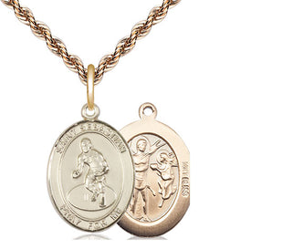 14kt Gold Saint Sebastian Wrestling Medal