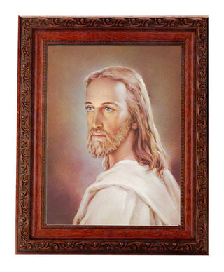 Head Of Christ 6X8" Print In A 8.25X10.25 Ornate Wd Frame