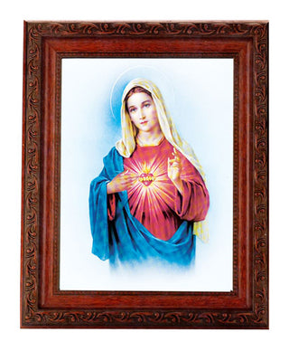 Immaculate Mary 6X8 Print In A 8.25X10.25 Ornate Wd Frame