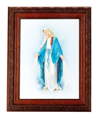 Our Lady Of Grace 6X8 Print In 8.25X10.25 Ornate Wd Frame