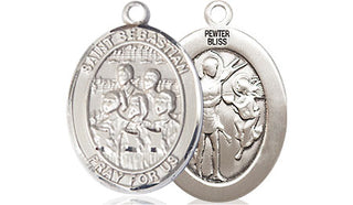 Pewter Saint Sebastian Choir Medal