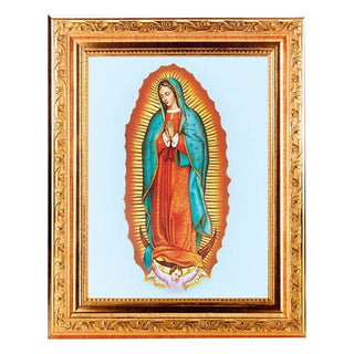 O.L.Of Guadalupe 6X8" Print In 8.25X10.25" Gold Wd Frame