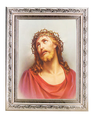 Ecce Homo 6X8" Print In A 8.25X10.25" Silver Wd Frame