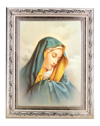 O.L.Of Sorrows 6X8" Print In A 8.25X10.25" Silver Wd Frame