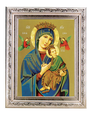 O.L.Of Perpetaul Help 6X8" Print 8.25X10.25"Silver Wd Frame