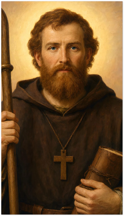 St. Comgall Holy Card
