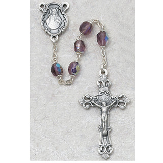 6MM AB Dark Amethyst/February Rosary