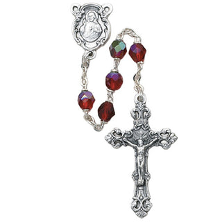 6MM Ruby July Rosary