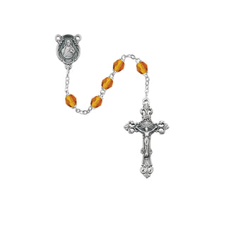 6MM Topaz November Rosary