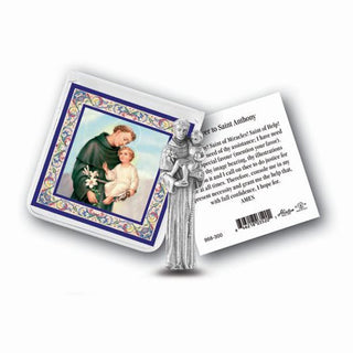 St. Anthony Prayer and Picture Card with Statue 6-Pack