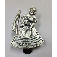6-pack - Saint Christopher Visor Clip- Grandfather